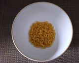 鶏ガラスープ風マカロニスープ作り方1写真