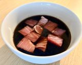 <元板前 花田流>旨み風味⤴︎マグロ漬け丼作り方4写真