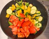 夏野菜で☆ズッキーニトマト無水カレー作り方5写真