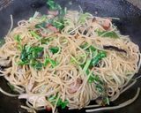 茄子としめじのペペロンチーノ作り方4写真