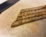 豚バラとごぼうと厚揚げの甘辛炒め。作り方1写真