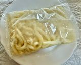 梅ポン生姜の納豆麹②の釜玉うどん(韓国海苔版)作り方2写真