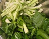豚の照り焼きと野菜たっぷりおろしソース作り方1写真
