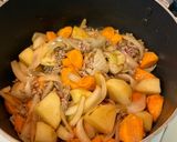 【節約夕食】合挽肉と冷蔵庫の余り野菜のカレー作り方3写真