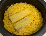 甘み際立つとうもろこしご飯作り方4写真