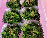 春菊の簡単胡麻和え作り方5写真