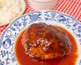 お店以上の味❤️赤ワインソースのハンバーグ作り方10写真