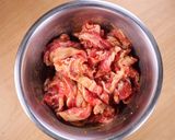牛肉とにんにくの芽のスタミナ焼肉炒め🍚🤩作り方1写真