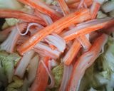 カニカマと白菜の中華スープ作り方4写真