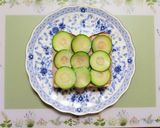 簡単昼食朝食ズッキーニベーコン食パン節約作り方4写真