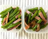 簡単副菜・お弁当★いんげん椎茸ハム炒め作り方9写真