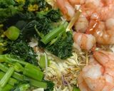 菜の花と海老のサラダ🥗作り方1写真