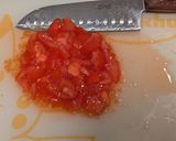 ナスと豚バラのトマト煮込み！作り方1写真