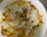 レンジ簡単中華風梅タコライス味炒飯弁当作り方9写真