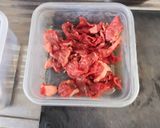 しいたけと牛肉のオイスターソース炒め作り方1写真
