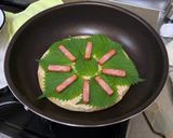 フライパン、パラタで作る♪明太子マヨピザ作り方5写真