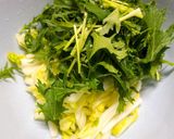 白菜と水菜のツナマヨ和えサラダ作り方4写真