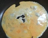 コンソメふわたまご🍳昔のハムエッグロール和製洋食作り方3写真
