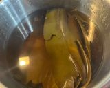 ガシラ煮干で昆布と椎茸の豚骨醤油ラーメン作り方2写真
