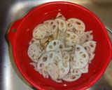 蓮根・豚肉・木耳・卵の中華風炒め作り方2写真