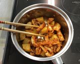 【式根島学校給食】いかのケチャップ和え作り方8写真