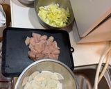 塩揉み大根と鶏胸肉あつあげの胡麻味噌炒め作り方1写真