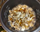 さつま芋と鮭と舞茸の炊き込みご飯作り方3写真