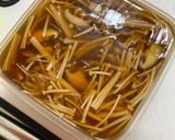 兵四郎のあご出汁でつくるキノコあんかけ♫作り方7写真