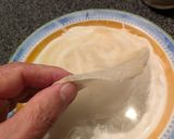 蕎麦クレープのアンコ巻き黒蜜がけ作り方3写真
