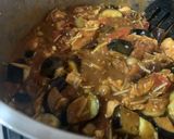 鶏むね肉トマトとナスの無水カレー！夏野菜作り方4写真