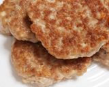 簡単☆豚ひき肉と豆腐のふわふわ焼き作り方5写真