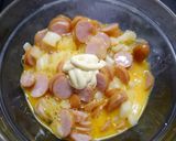 簡単！シャウエッセンのタルタルソース丼作り方2写真