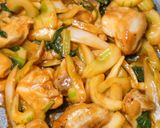 簡単♡鶏肉とセロリの甘酢ケチャップ炒め作り方5写真
