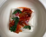 キムチのせ冷奴作り方3写真