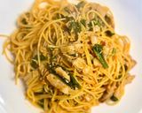 コチュジャンとダシダで本格韓国風パスタ作り方9写真
