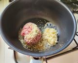 エリンギと豚ひき肉の秋味ラーメン作り方3写真