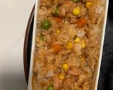 レンジレモン洋風トンカツ味オムライス弁当作り方9写真