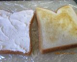 クリームチーズとベーコンエッグサンド😋作り方1写真