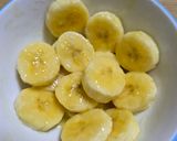 チーズと蜂蜜のバナナトースト作り方1写真
