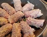 簡単★チーズ大葉のひとくちカツ作り方4写真