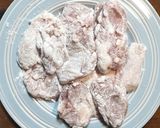 裏技　鶏の唐揚げ　下粉に米粉を使ってみました作り方2写真