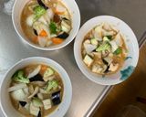 クリーミーそば飯味豆腐入ナムル風炒め煮作り方15写真