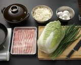 オーク肉の豚キムチ丼作り方1写真