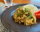 超簡単★お野菜と豚バラの生姜焼き作り方5写真