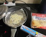 残り物シチューにカリカリチーズ作り方1写真