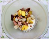 簡単野菜たっぷり！れんこんとさつまいもデリサラダ作り方9写真
