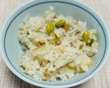 枝豆と梅の炊き込みご飯作り方5写真