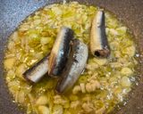 あみ海老と帆立と鰯油漬けとバジルのパスタ作り方12写真