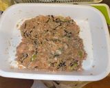 チーズ入り塩昆布葱つくね作り方3写真