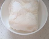 激ウマ！カニカマとねぎのもちもち豆腐作り方1写真